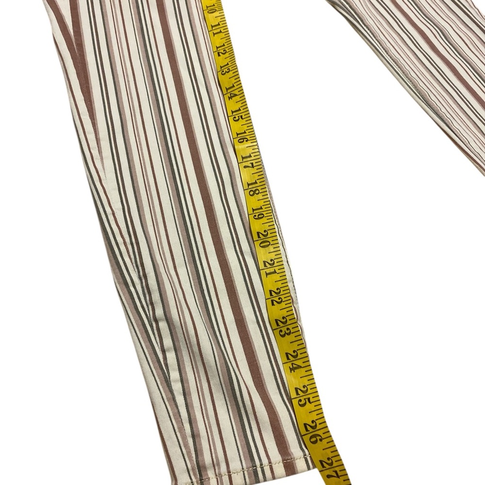American Eagle Hi-Rise Jegging Women’s Size 6 Multi Striped Pants Skinny Jeans - Picture 10 of 14